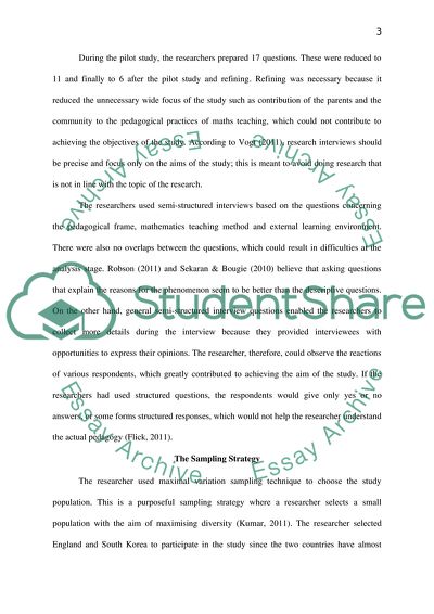 Pedagogical Practices of Mathematics Education for Young Children in England and South Korea