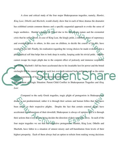 Children - Parents Problem in King Lear