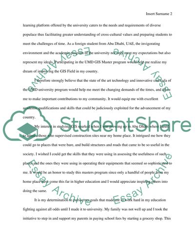 Statement of Goals, Research Interests, and Experiences