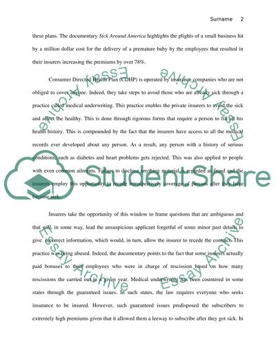 Sick Around America directed by Jon Palfreman