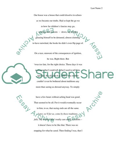 A Poem in Contemporary Style