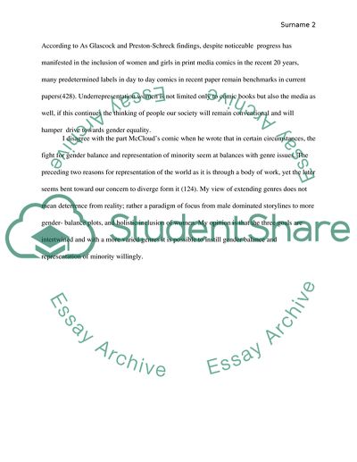 Gender and Racial Stereotypes in Comics