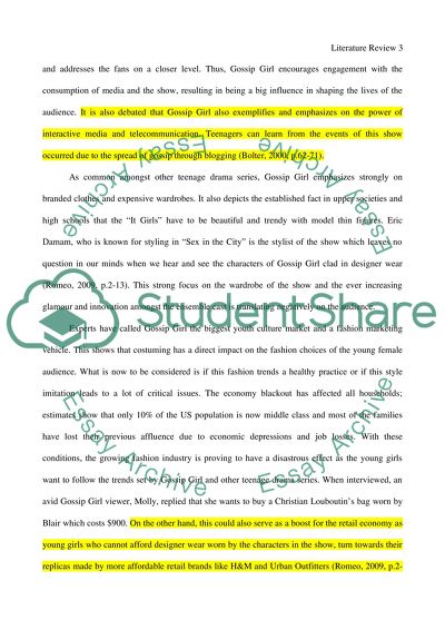 The TV Series Gossip Girl