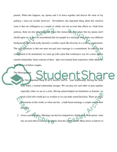 Evaluating My Marriage