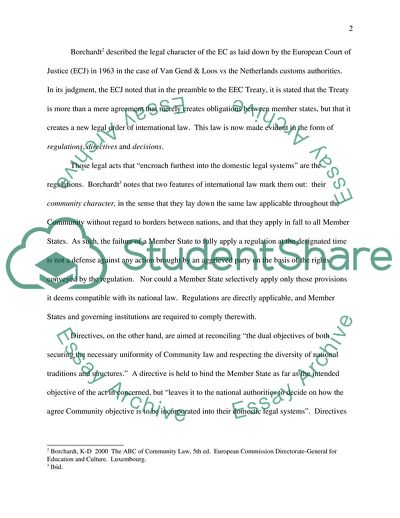 Legal Instruments of the European Commission