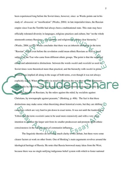 Russians as Collectively and Symbolically the Elite of the Soviet System