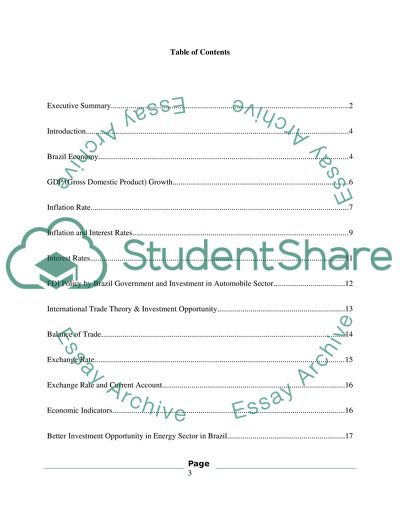 Business Profile of Brazil