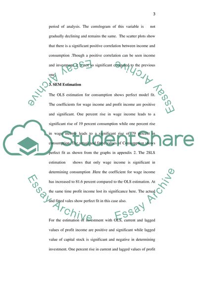 Analysis of Economic Fluctuations in the United States