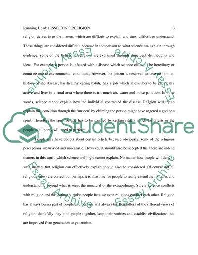 The Anthropological view of Religion