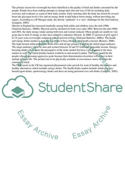 Obesity and Energy Drinks