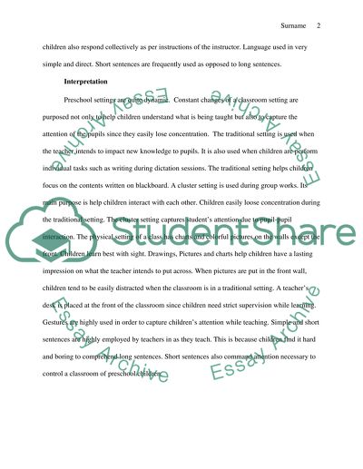 Observation Research Paper