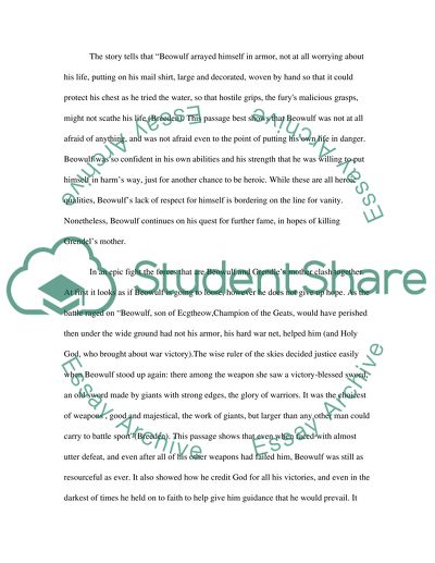 Character of Beowulf