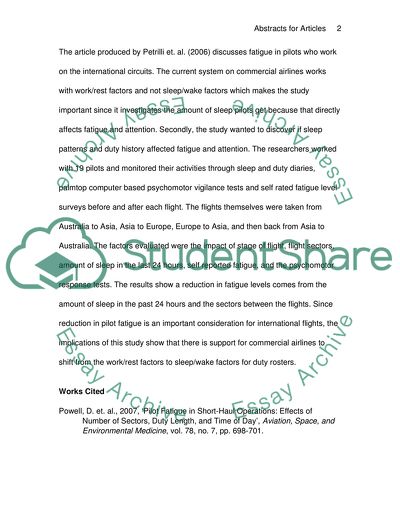 Journal article abstract examples image