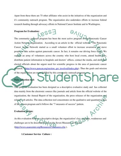 Program Evaluation Design