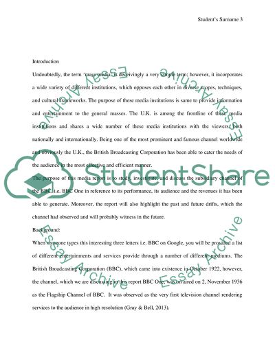 Media Market Report of the UK Media Outlet Based on Mediatel