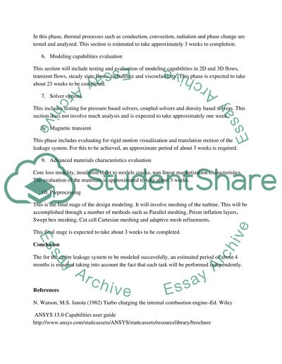 Leakage flow modelling in Gas Turbines plan