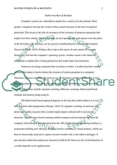 Buffer Overflow & Rootkits