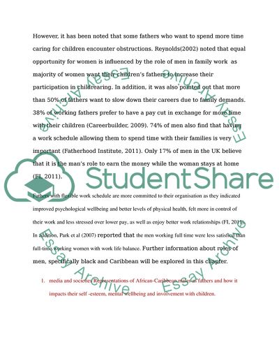 The Roles of Men and Women in the United Kingdom Family: Increasing Their Participation in Childrearing