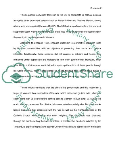 Engaged Buddhism Movement in Asia