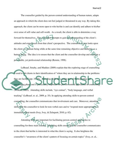 Counselling as Interactive Process