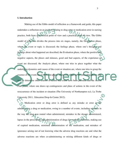 Nmc medication error reflection image