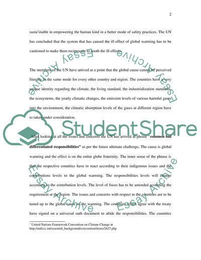 Global Climatic Change