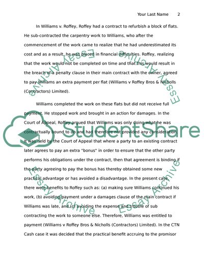 Principle of Promissory Estoppel