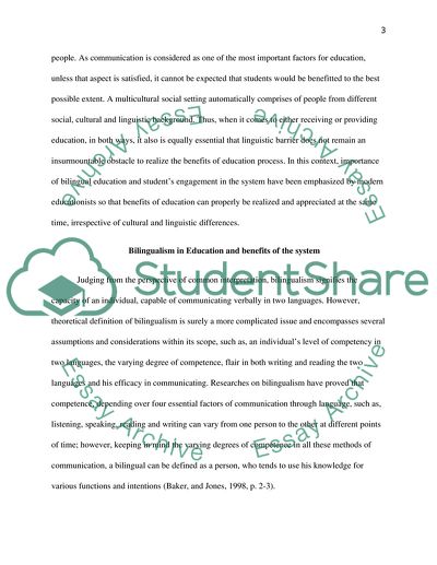 Effectiveness of Student Engagement in a Bilingual Education Two-Way Immersion Program