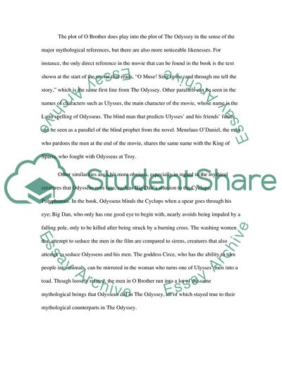 Classical Mythology: O Brother, Where Art Thou