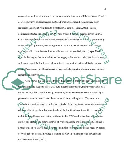 Rhetorical analysis over an inconvenient truth