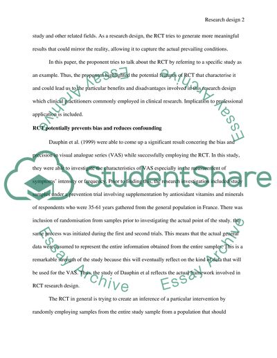 Contributions of Randomised Controlled Trial