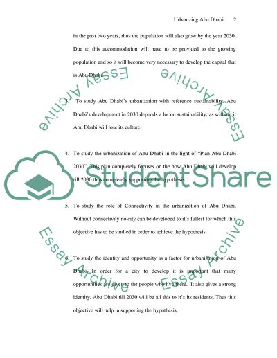 Research methods (the development of Abu Dhabi)
