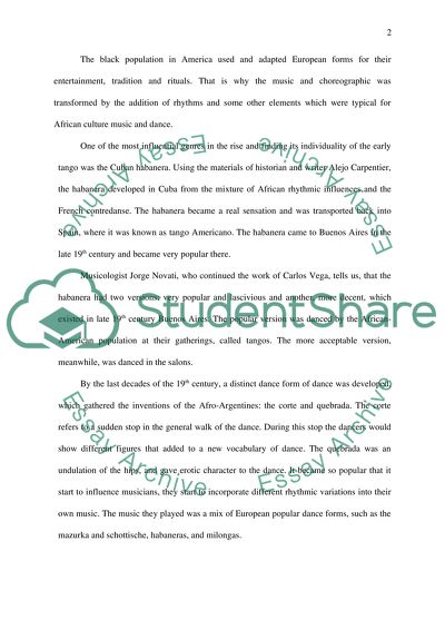 Tango music essay 08 image