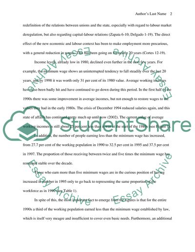 Mexican Immigration in Los Angles 1990s