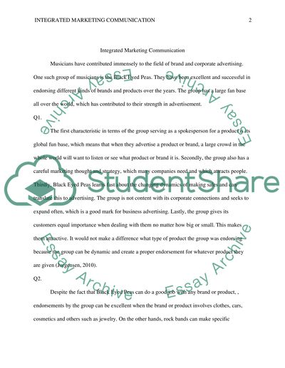 Integrated Marketing Communication