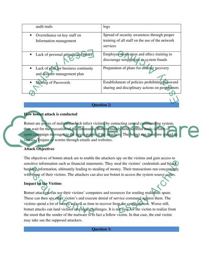 Network Security Questions