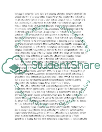 REPORT: Energy supply for the Island of Ecotopia(The Sustainability Challenge)