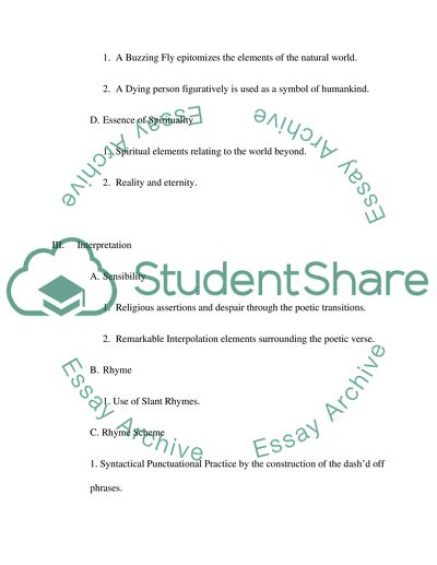 Choosing a Composition by Emily Dickinson