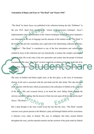 Modernist Ireland; W.B. Yeats and James Joyce