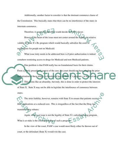 Constitutional Law: PAM v. State X