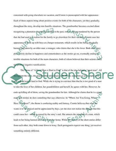 A Good Man Is Hard to Find by Flannery OConnor