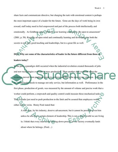 Five Characteristics of a Future Leader