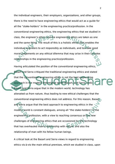 Engineering Ethics Beyond Engineers Ethics