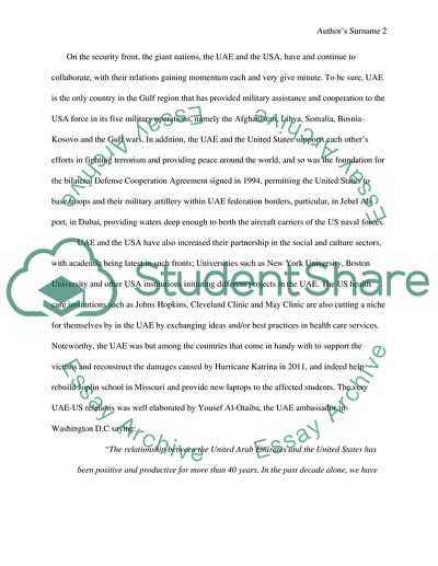 The United Arab Emirates embassy in Washington D.C