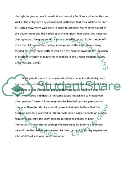 The Effects of Different Disability Labels on Life