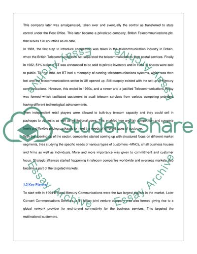 Telecom Industry: A Study of Direct Marketing