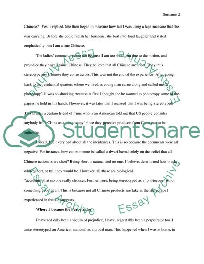 Prejudice, Stereotypes and Discrimination