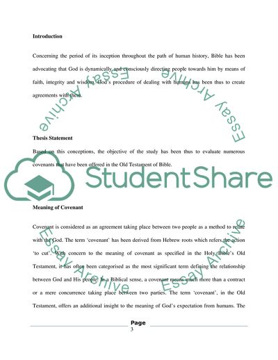 Covenant of the Old Testament