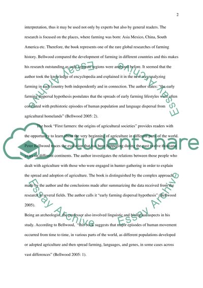 First Farmers: the Origins of Agricultural Societies by Peter Bellwood