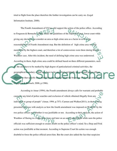 Illinois v. Wardlow 528 U.S.119 (Case law)